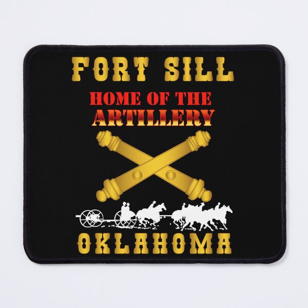 Item preview, Army - Fort SIll, Home of Artillery w Cassion - Gold X 300 designed and sold by Military Insignia Products.