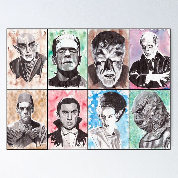 Item preview, Classic Monster Collection designed and sold by Luke Tomlinson Artwork.