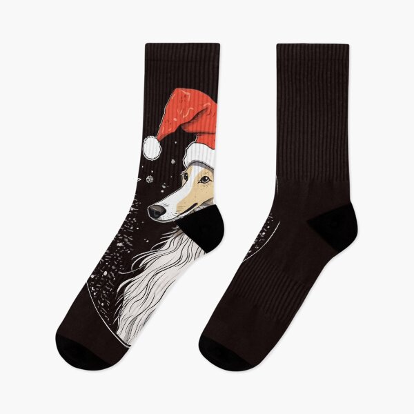 Item preview, Christmas Borzoi designed and sold by creativellashop.