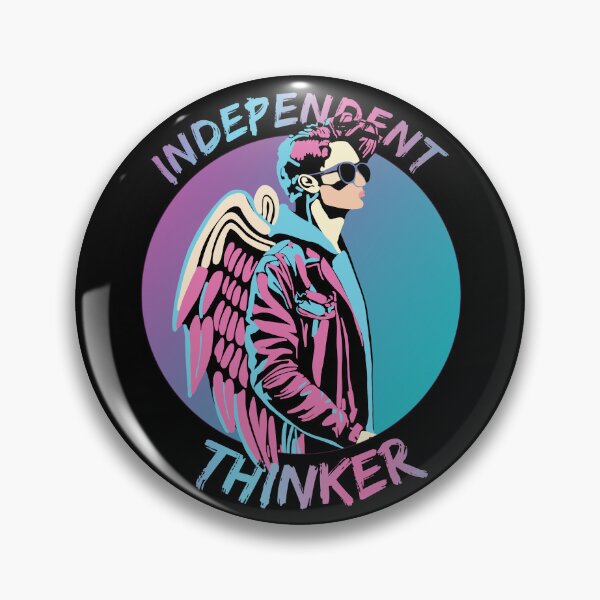 Item preview, Male Angel Independent Thinker designed and sold by HarridanCreates.