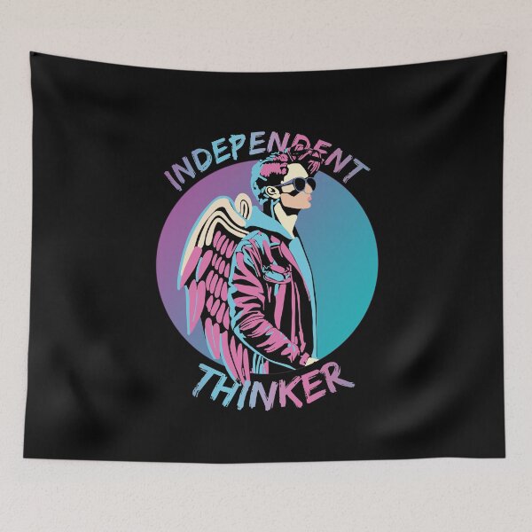 Item preview, Male Angel Independent Thinker designed and sold by HarridanCreates.