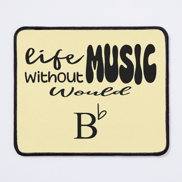 Item preview, Without Music Life Would B Flat - For music lovers and musicians designed and sold by TilmanTrades.