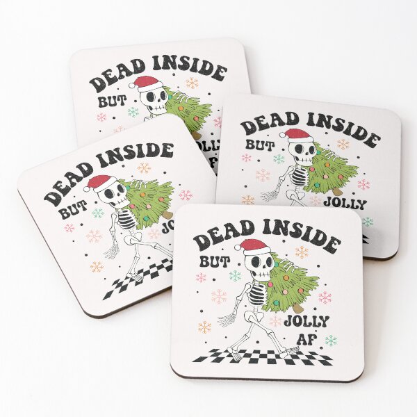 Item preview, Dead Inside but Jolly Af Skeleton designed and sold by Theartofawesome.