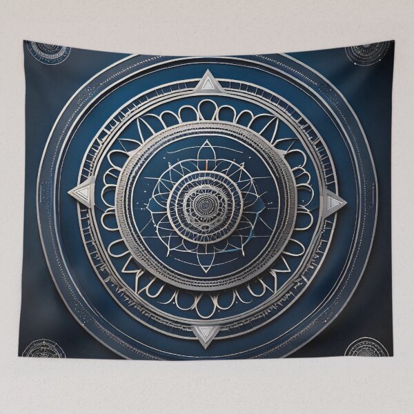 Item preview, Cosmic Balance Harmony Mandala Art designed and sold by SpiritualManda.