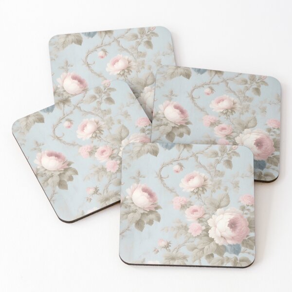 Item preview, Romantic vintage shabby chic pattern designed and sold by Naturitude.
