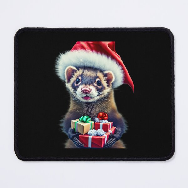 Item preview, Christmas Ferret with gifts. designed and sold by HendyMendi.