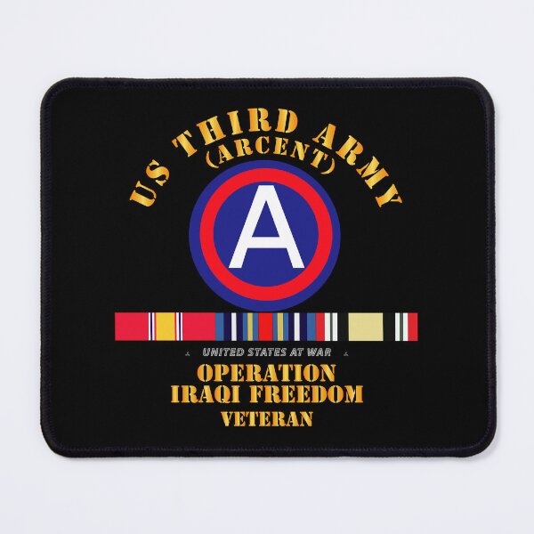 Item preview, Army - 3rd US Army - Iraq Freedom Vet w Svc designed and sold by Military Insignia Products.