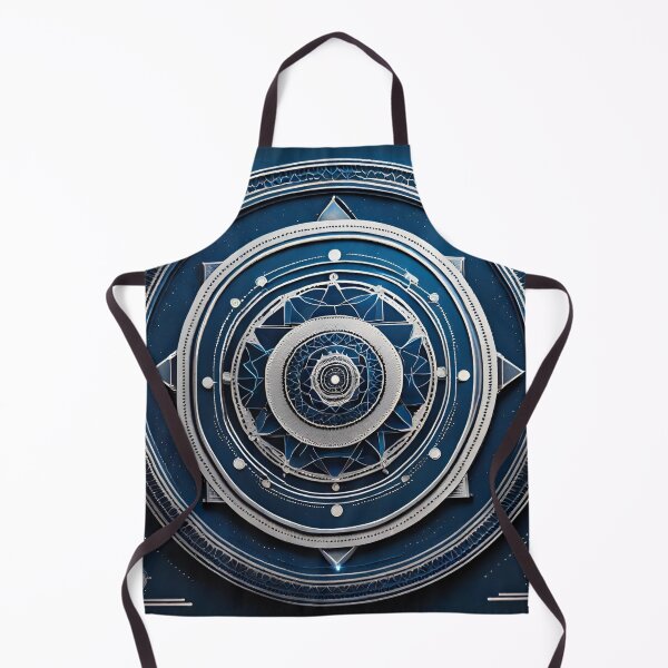 Item preview, Sacred Geometry Mandala Balance Blue designed and sold by SpiritualManda.
