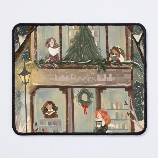 Item preview, Snowy Bookshop designed and sold by Artofstephmarie.