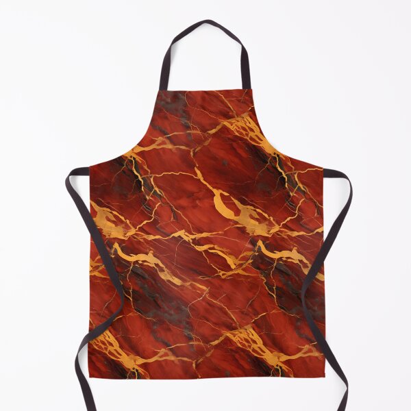Item preview, Red and Gold Seamless Repeating Marble Tile Pattern designed and sold by PeteRascal.