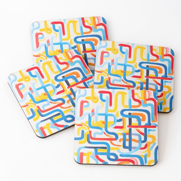 Item preview, Colorful Geometric Kidult Abstract Painting designed and sold by ptlsprntsdsgn.