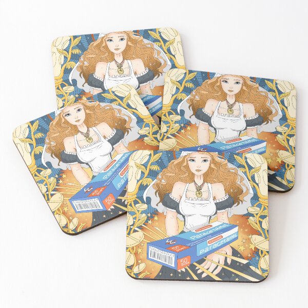 Item preview, Nurse with a holy gift, Paracetamol. designed and sold by JJadx.