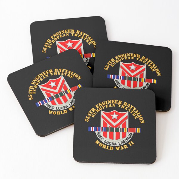 Item preview, 554th Engineer Battalion w SVC WWII designed and sold by Military Insignia Products.