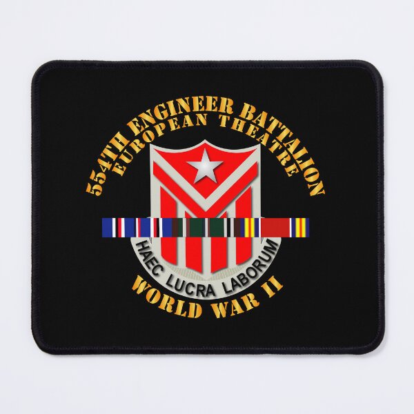 Item preview, 554th Engineer Battalion w SVC WWII designed and sold by Military Insignia Products.