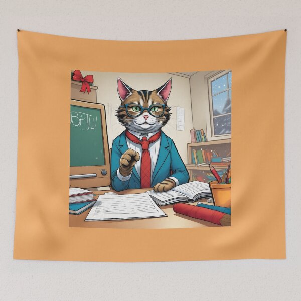 Item preview, IN MY TEACHER ERA TEACHER CAT CHRISTMAS DAY designed and sold by Mayalogo.