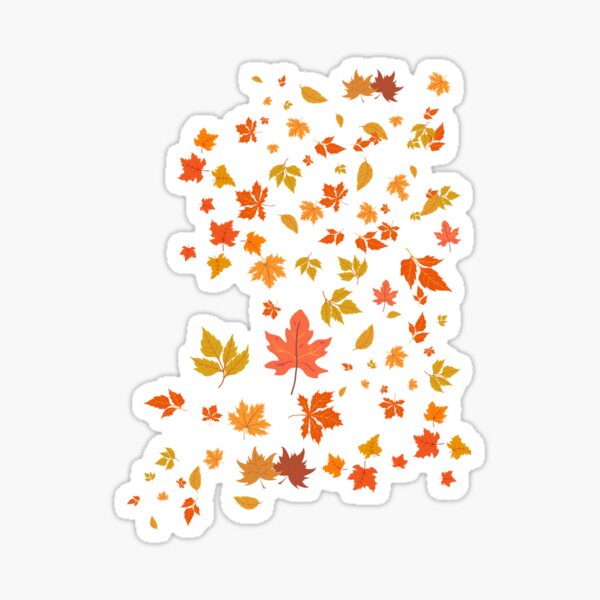 Item preview, Falling Leaves designed and sold by Whytewold Farm Stuff.