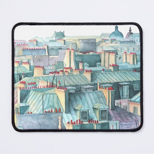 Item preview, Parisian roofs designed and sold by SarahQuarelle.