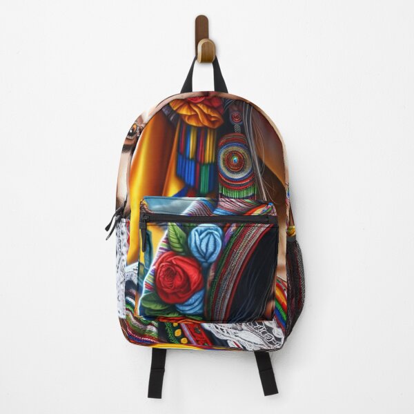 Item preview, Colors of Colombia: Hyperrealistic Portrait of a Woman designed and sold by masquetea.
