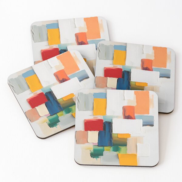 Item preview, Colorful Geometric Kidult Abstract Painting designed and sold by ptlsprntsdsgn.