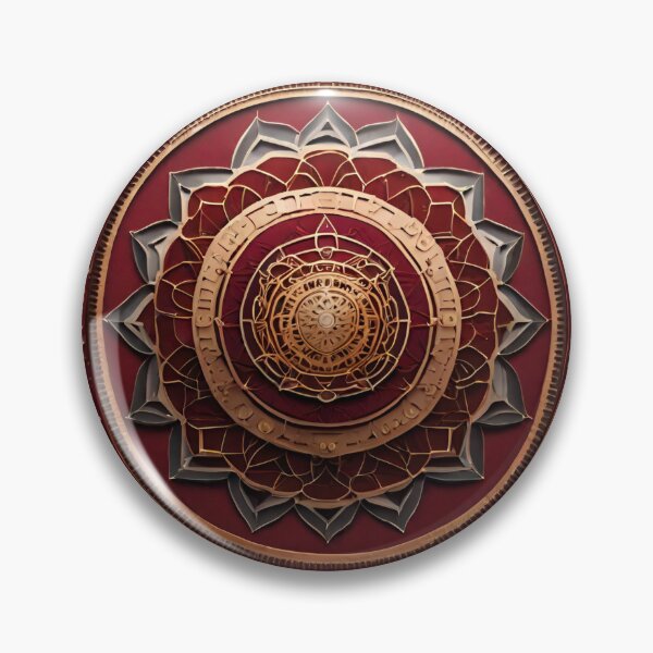 Item preview, Harmony Mandala Sacred Geometry in Gold and Silver designed and sold by SpiritualManda.