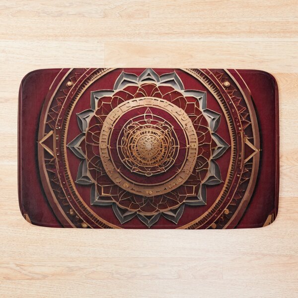 Item preview, Harmony Mandala Sacred Geometry in Gold and Silver designed and sold by SpiritualManda.