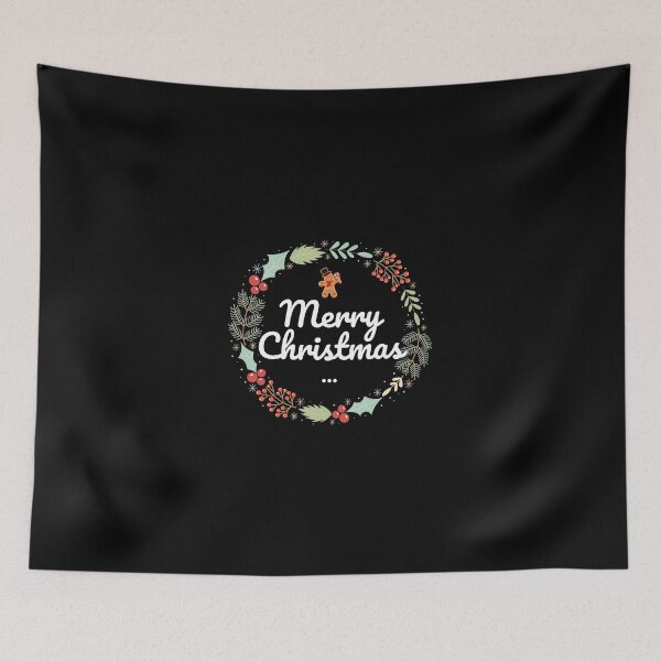 Artikelvorschau, Kreis Frohe Weihnachten Design entworfen und verkauft von RainSugarSalt.