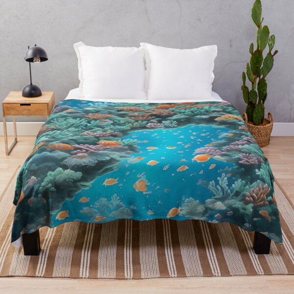 Item preview, Colorful coral reefs and marine life  designed and sold by WalterGomes.