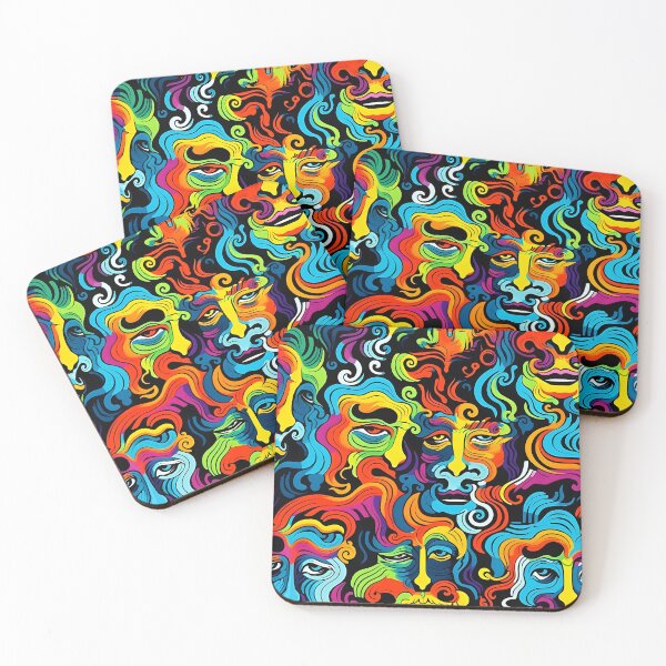Item preview, Nardo's Psychedelic Trippy Face  designed and sold by JD72shirtshop.