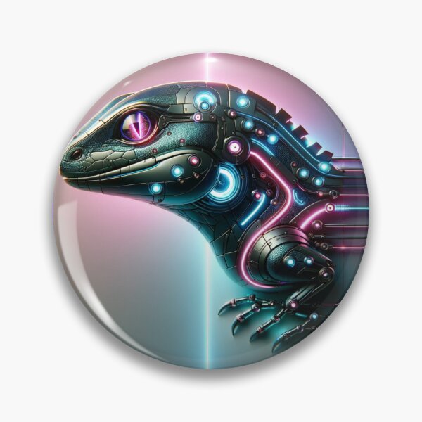 Item preview, Holo Lizard - Neon Reptile designed and sold by MrAI-Store.