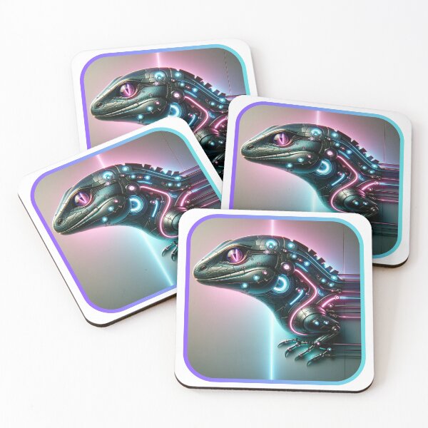 Item preview, Holo Lizard - Neon Reptile designed and sold by MrAI-Store.