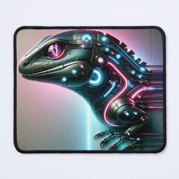 Item preview, Holo Lizard - Neon Reptile designed and sold by MrAI-Store.