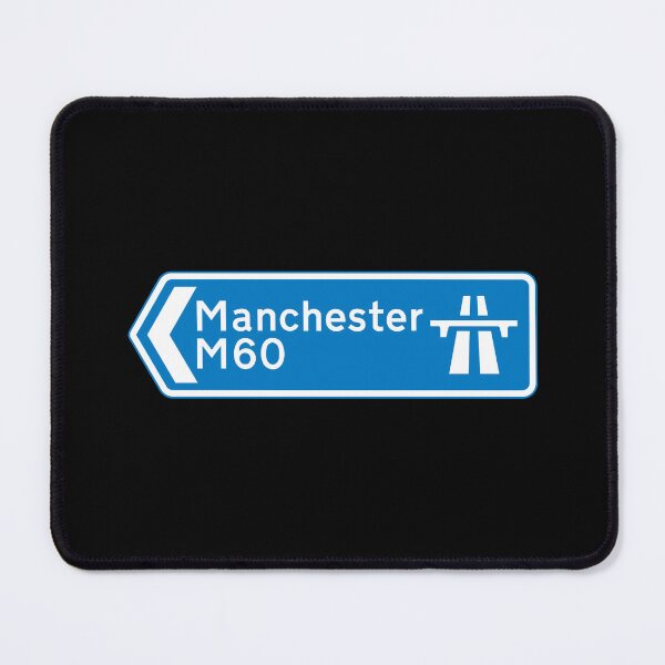 Item preview, Manchester Bound - Blue M60 Motorway Sign designed and sold by WilliamsonMedia.