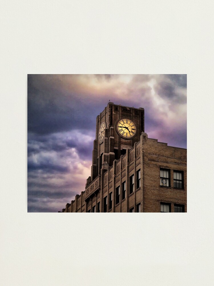 "Under the Clock - Boston Store - Erie, PA" Photographic Print for Sale