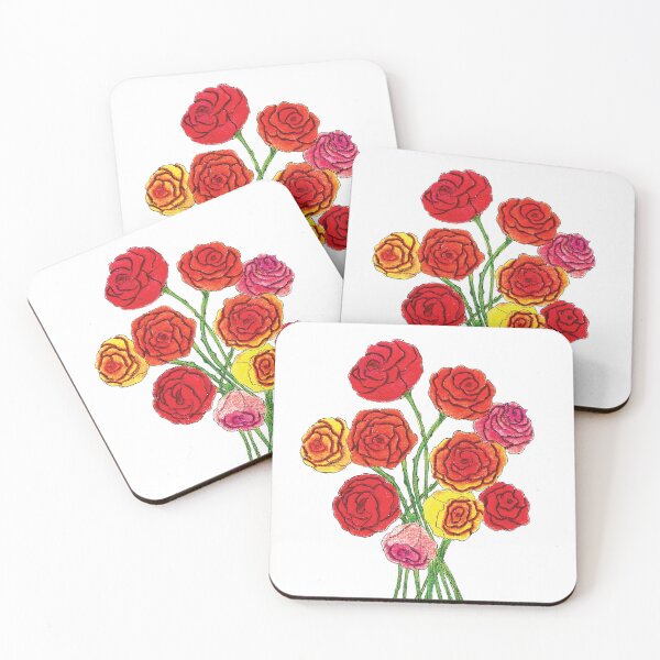 Item preview, bouquet of roses designed and sold by Les illustrations d'Adėle L..