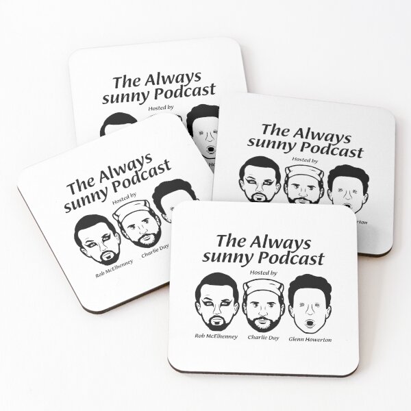 Aperçu de l'œuvre Merch du podcast Always Sunny Le podcast Always Sunny créée et vendue par stpommerouge.