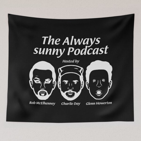 Aperçu de l'œuvre Merch du podcast Always Sunny Le podcast Always Sunny créée et vendue par stpommerouge.