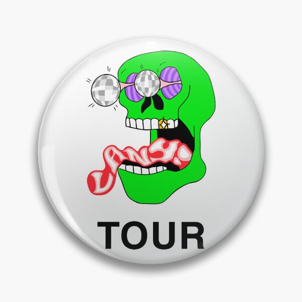 Item preview, Lany Merch Tour Skull designed and sold by stpommerouge.