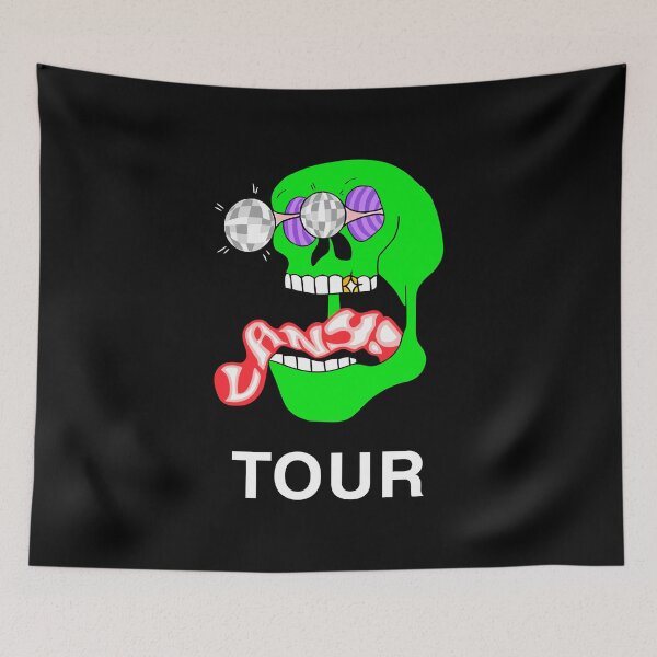 Item preview, Lany Merch Tour Skull designed and sold by stpommerouge.