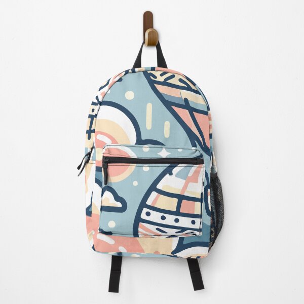 Item preview, Bohemian Sky Adventure Pastel Hot Air Balloon designed and sold by OniumEth.