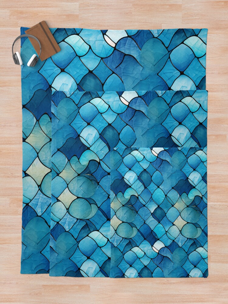Imagen 5 de 6, Manta con la obra Glass Tile Pattern, diseñada y vendida por SideSignal.