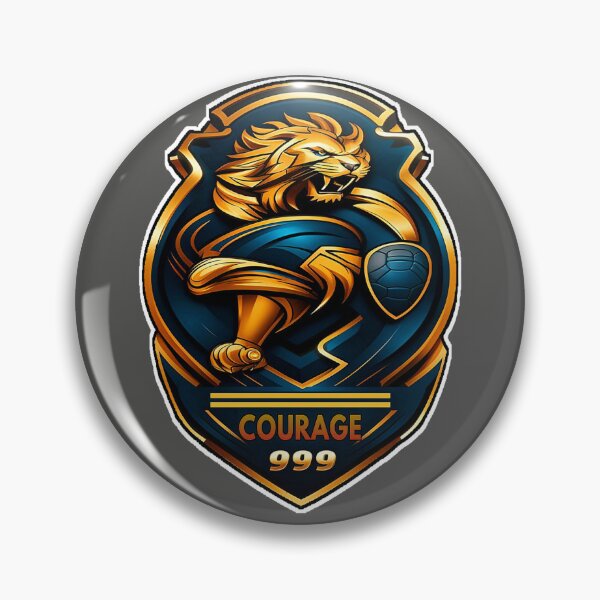 Item preview, 999 Lion Courage Shield. designed and sold by Giulivo Store Graphic.