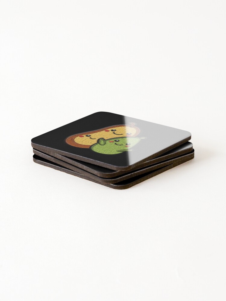 Thumbnail 4 of 5, Coasters (Set of 4), Humor Avocado designed and sold by Master-Print.