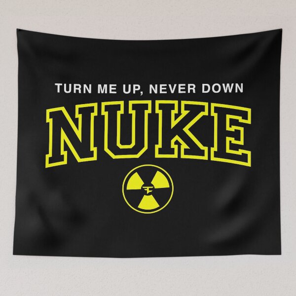 Item preview, Nuke Squad Merch Turn Me Up Never Down designed and sold by stpommerouge.