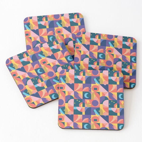 Item preview, Unique geometric, colorful pattern designed and sold by LuckyFamily.