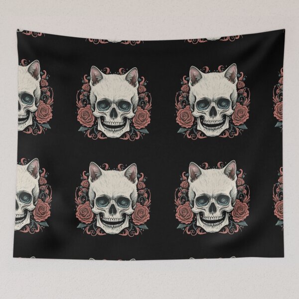 Item preview, CATS & SKULLS designed and sold by NebulaWhimsy.