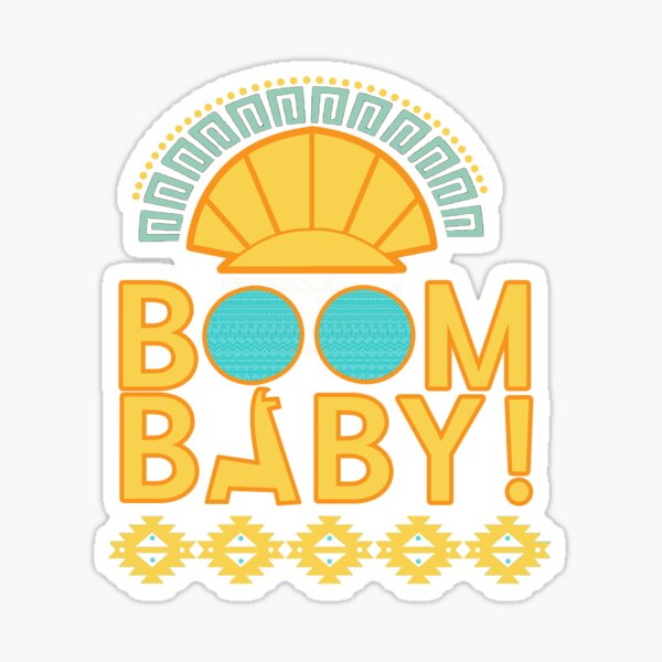 Boom Baby! Tee Sticker