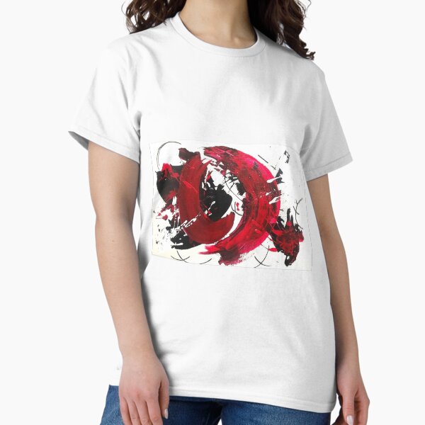 Item preview, Peinture abstraite intitulée L'Écarlate designed and sold by DITCAR001.