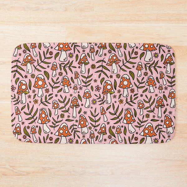 Item preview, Winter Mushroom Print designed and sold by doodlebymeg.