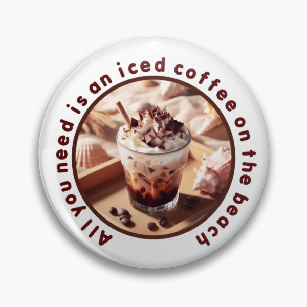 Item preview, Iced Coffee: Beach,  A Symphony of Senses- Awakening the Soul, Igniting the Mind designed and sold by bkbh.