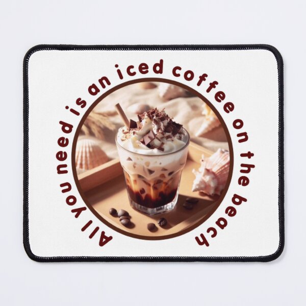 Item preview, Iced Coffee: Beach, A Symphony of Senses- Awakening the Soul, Igniting the Mind designed and sold by bkbh.